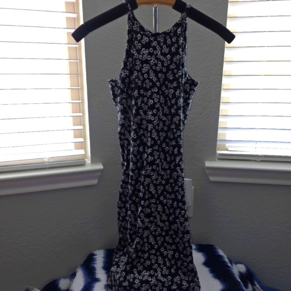 New Look Black and White Floral Kids Dress